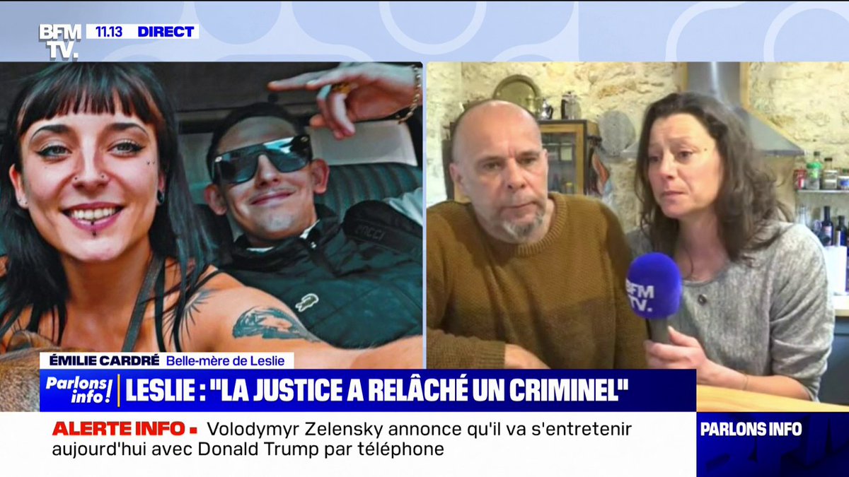 💬 "C'est la pire des choses qu'ils sont en train de nous faire vivre" La famille de Leslie, tuée avec son compagnon en 2022, réagit à la remise en liberté du principal suspect à cause d'une erreur judiciaire
