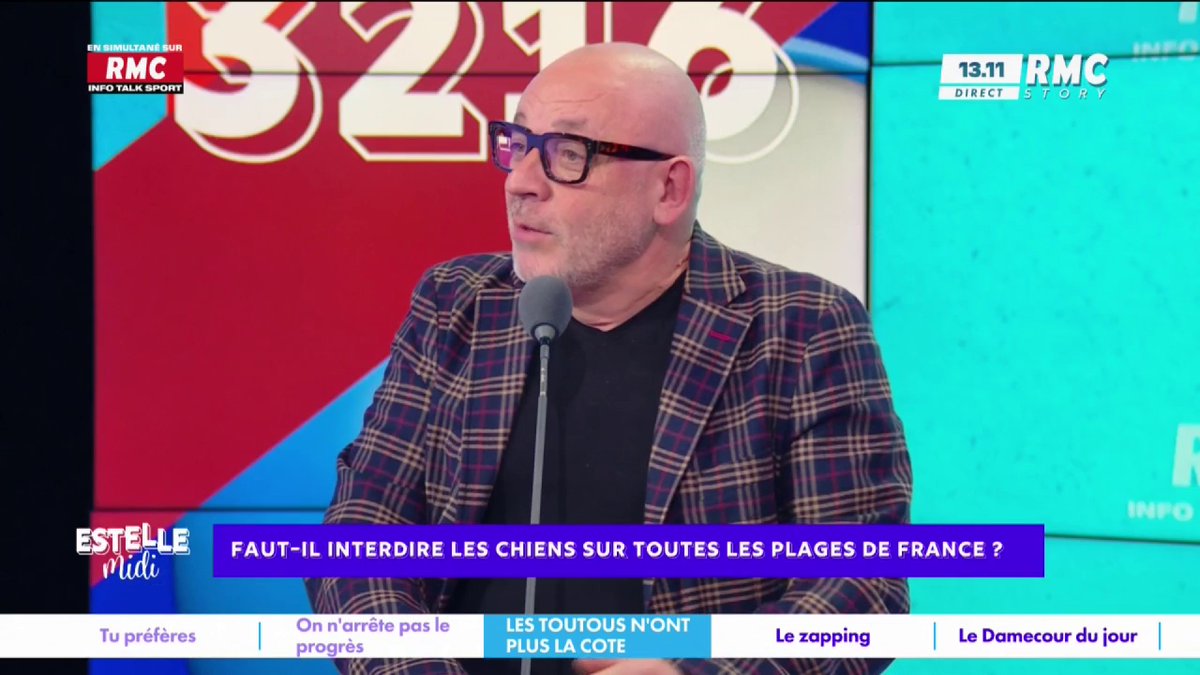 🐶 Faut-il interdire les chiens sur toutes les plages de France ? 🎙️ frédéric hermel🇫🇷 : "C'est insupportable ! Quand je vois des propriétaires de chiens, pas en laisse, qui font leurs besoins... et souvent ils ne ramassent pas ! C'est une question de respect..." #EstelleMidi