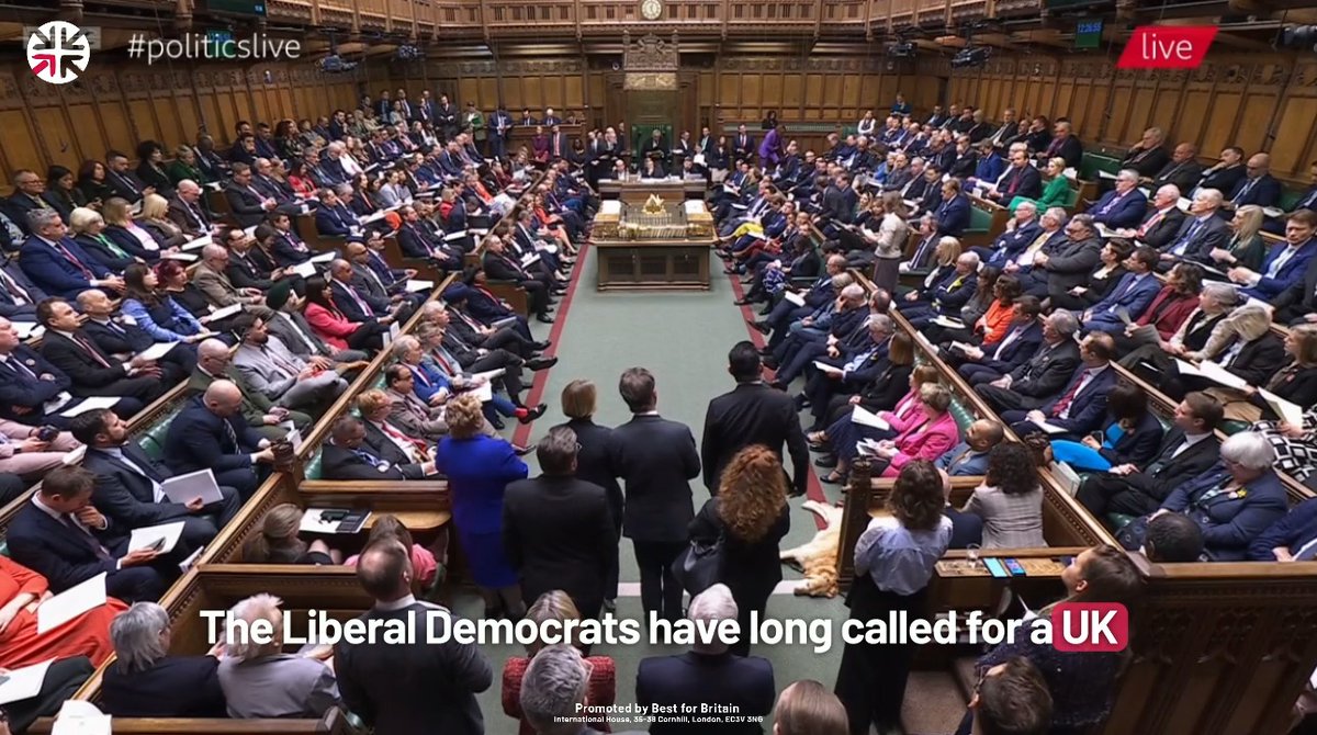 ✅ Our latest polling shows two thirds of the British public are in favour of a youth mobility scheme with the EU. Just 18% are opposed to the idea. Keir Starmer doesn't rule out negotiating a UK-EU scheme at #PMQs.