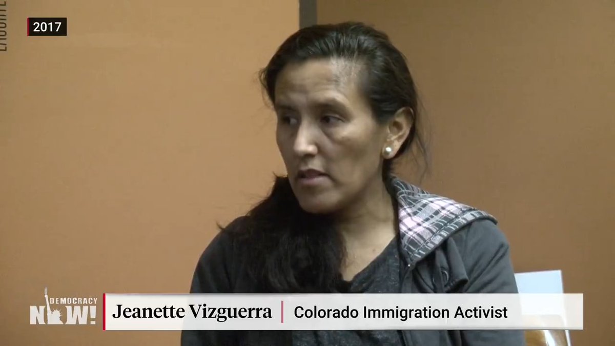 One of the most prominent immigrant rights activists in Colorado, Jeanette Vizguerra, was arrested by ICE agents this week and is currently jailed in a private prison facing deportation. Vizguerra has lived in the U.S. for more than 30 years.