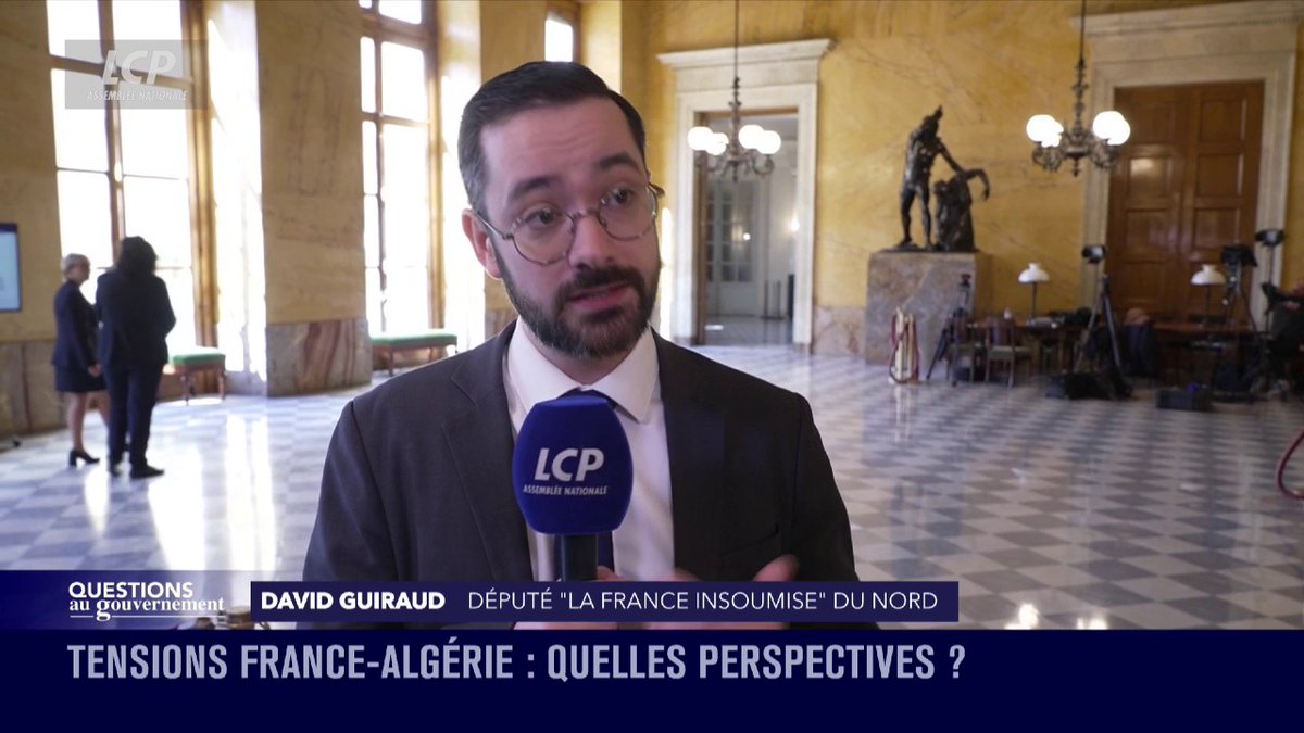 Tensions France-Algérie : "S'agiter dans tous les sens comme ça freine le processus de libération de Boualem Sansal. Aujourd'hui, Bruno Retailleau est en train de le sacrifier pour son congrès", juge David Guiraud. #DirectAN #QAG #BoualemSansal