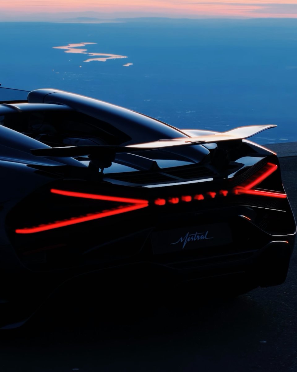 Atop Mont Ventoux, where the wind is at its strongest, the BUGATTI W16 MISTRAL comes alive – its legendary W16 in perfect harmony with the elements. An homage to the power and emotion at the heart of its engine. #BUGATTI #BUGATTIW16Mistral #W16Mistral –