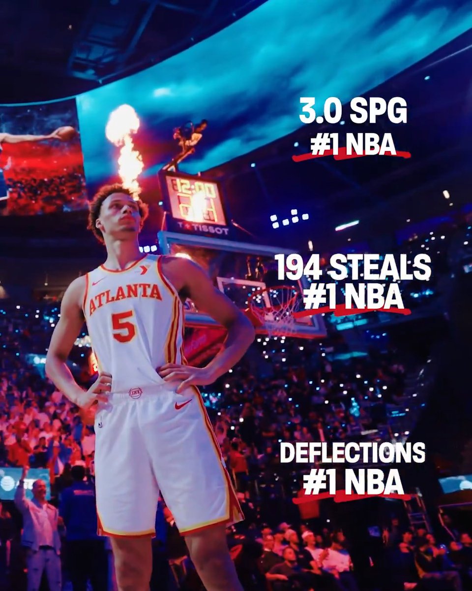 Most steals in a season in 15 YEARS. DPOY HIM 🗣️