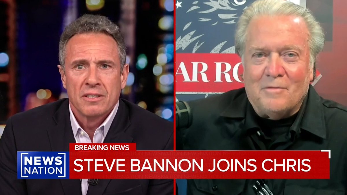 Steve Bannon: I'm a firm believer that Trump will run again in 2028. I've already endorsed Trump. I want to see him again in 2028. Q: You know he's term limited, how do you think he gets another term? Bannon: We're working on it