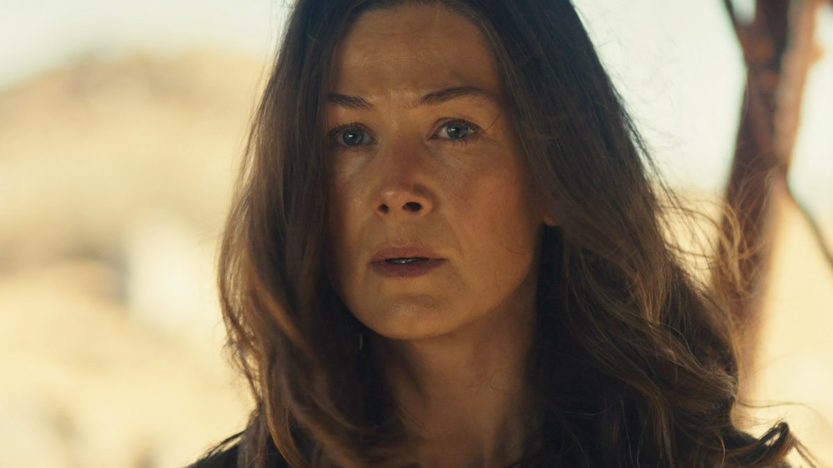 Rosamund Pike and Josha Stradowski set off on a dangerous journey in this exclusive clip from #TheWheelOfTime. New episode premieres tomorrow on Prime Video.