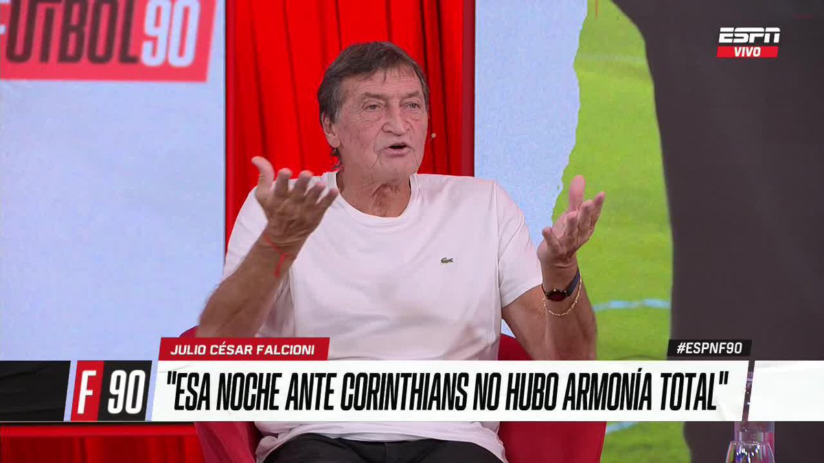 "ESE DÍA NO HUBO ARMONÍA" Falcioni recordó las internas que hubo en el plantel de Boca, previo a la final de de la CONMEBOL #Libertadores 2012. 📺 No te pierdas #ESPNF90 en vivo por #DisneyPlus
