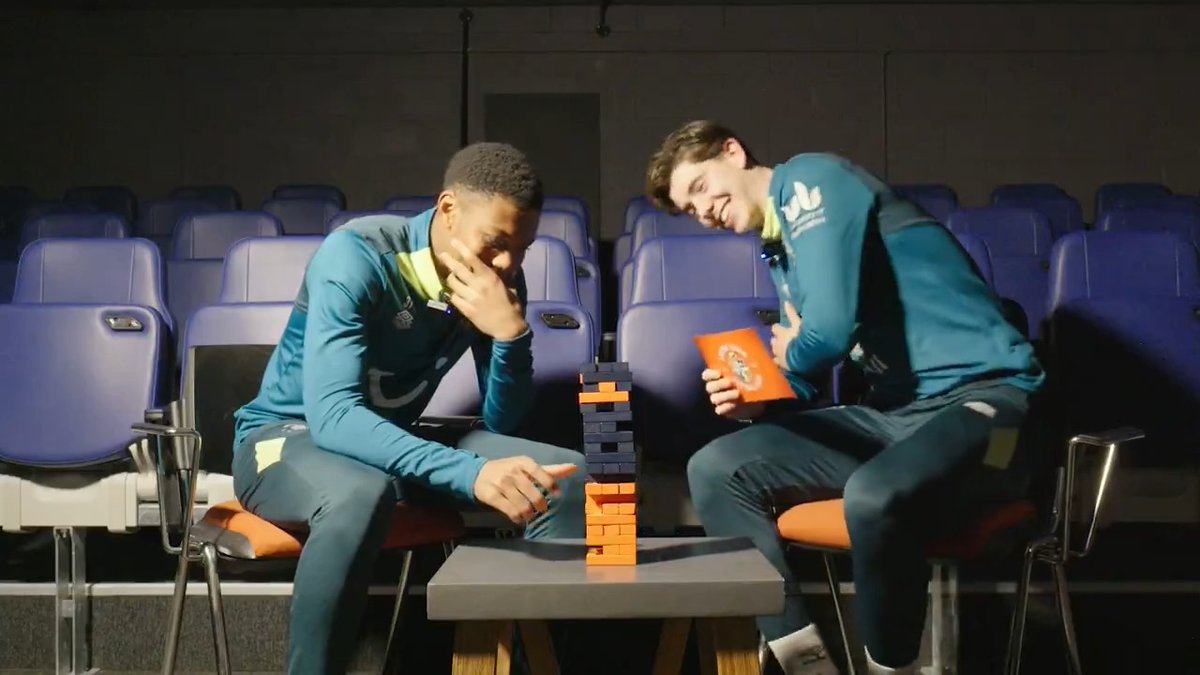 First memories of football 💭 Dealing with setbacks ✊ Influential coaches 🧠 Learn more about Zack and JJ over an INTENSE game of Jenga 🧱 #RaisedInTheEFL | Luton Town FC Academy