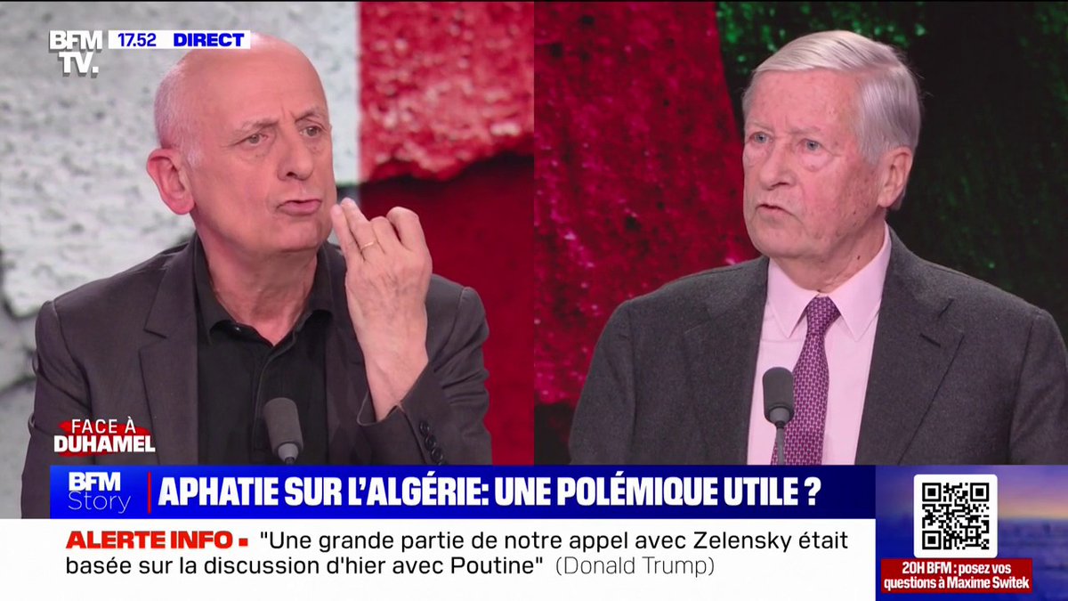 Algérie: "Le passé, c'est ce que nous faisons depuis 1962, nous l'enfouissons", déclare Jean-Michel Aphatie