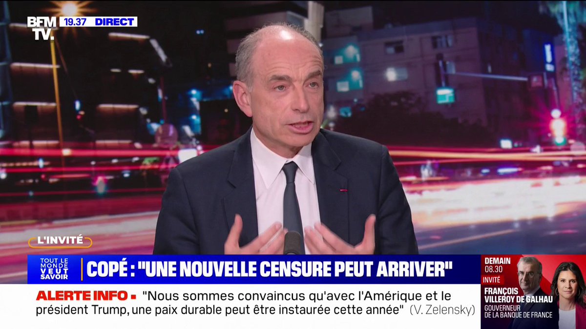 "On ne peut pas tenir comme ça jusqu'en 2027", estime Jean-François Copé