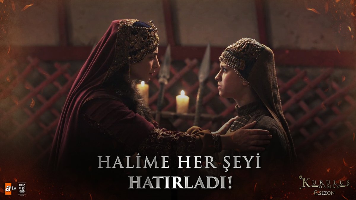 Halime geçmişi ile karşı karşıya! Halime is facing her past! #KuruluşOsman heyecan dolu yeni bölümüyle #atv’de devam ediyor! Bozdağ Film atv
