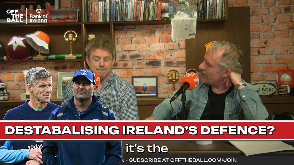 🗣️ 'How destabilising an effect has Jacques Nienaber's appointment had on Irish rugby...?' Andy Dunne &amp; Gerry Thornley ponder to what extent the South African's presence has negatively affected Ireland's defence. | ☘️ #OTBRugby w/ Bank of Ireland | #NeverStopCompeting