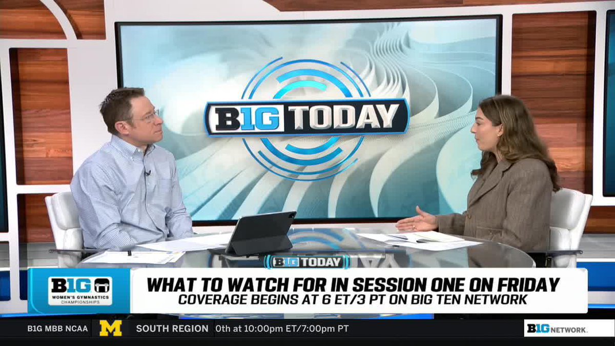 "If they can find their stride early in the competition, they are dangerous." Olivia Karas explains why Nebraska Women's Gymnastics is her #B1GWGym championships dark horse 👇 #B1GToday
