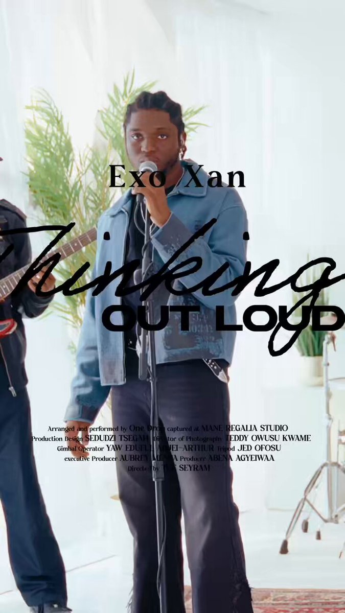 Had an amazing time performing and recording “Thinking Out Loud” live. Hoping you enjoy it as much as the team did. Sorry is out tomorrow , show up for your boy. Jah guide❤️!