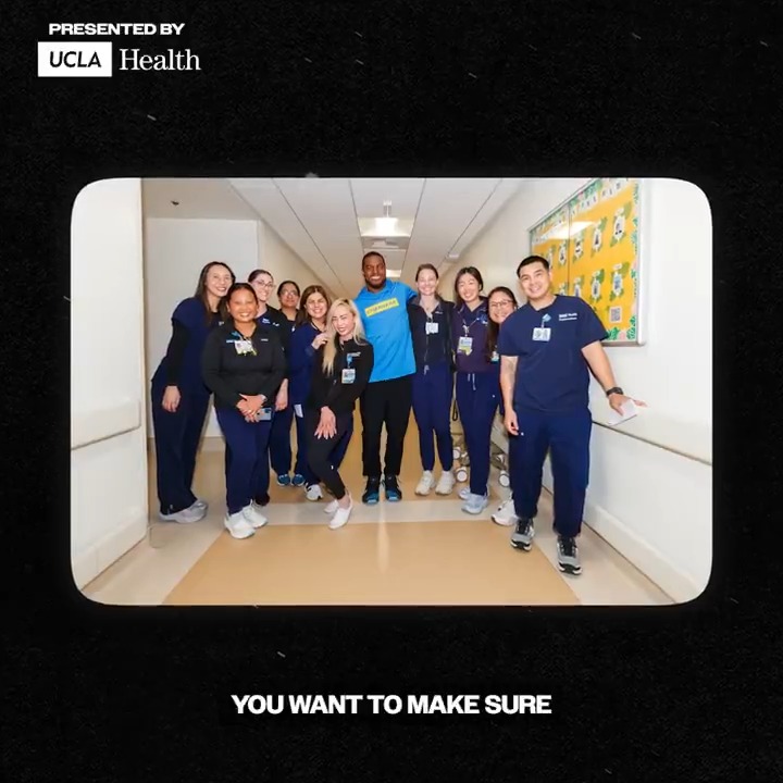 changing the game w @uclahealth 💙