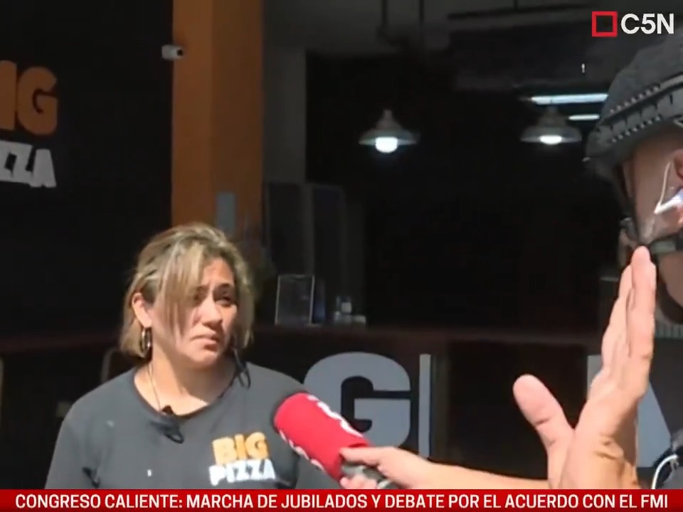 "Big Pizza": Por las declaraciones de una empleada durante la protesta en el Congreso
