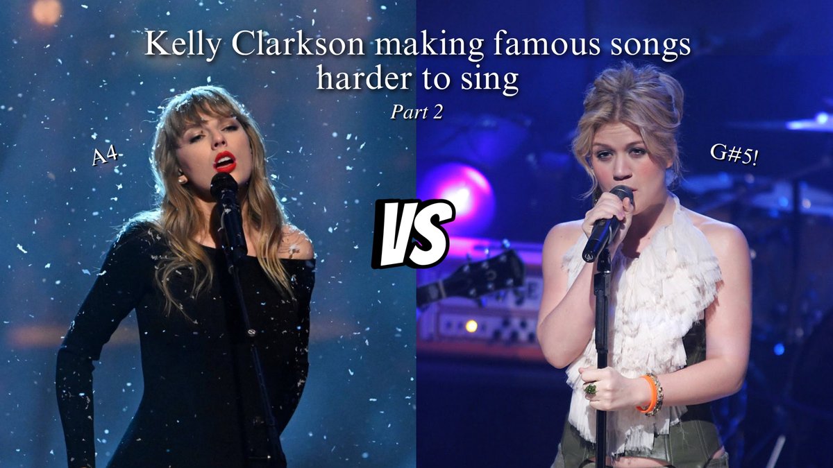 Kelly Clarkson making famous songs HARDER to sing