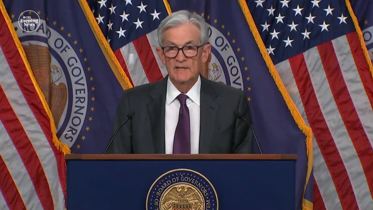 The Federal Reserve held its benchmark interest rate steady, with Chair Jerome Powell saying there is "high uncertainty" about the potential impact of the Trump administration's trade and other economic policies.