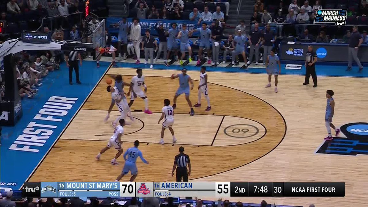 MONSTER SLAM FOR DOLA ADEBAYO 😱 Mount St. Mary's is rolling 😤