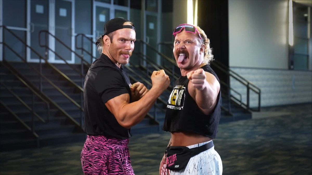 The new adopted Sons of Omaha - The Outrunners send a message to the Omaha Mavericks! Watch #AEWDynamite LIVE on TBS + Max Turbo | Truth Magnum of The Outrunners | Omaha Men’s Basketball | Omaha Mavericks