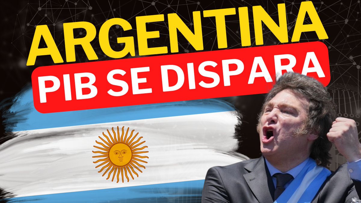 🇦🇷El PIB de Argentina ROMPE RÉCORDS en 2024🇦🇷 El PIB de Argentina vuelve a crecer con fuerza y ya es mayor que el punto en el que el kirchnerismo deja al país. La economía de la motosierra ha funcionado en Argentina. Sobresaliente para la gestión económica de Milei.