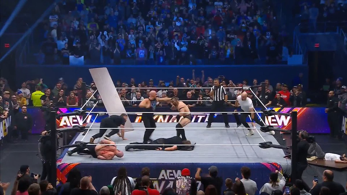 FTR to the rescue! Watch #AEWDynamite LIVE on TBS & Max Jon Moxley | Adam Copeland | Dax FTR | Daniel “Cash” Wheeler | Swiss | BASTARD | YUTA