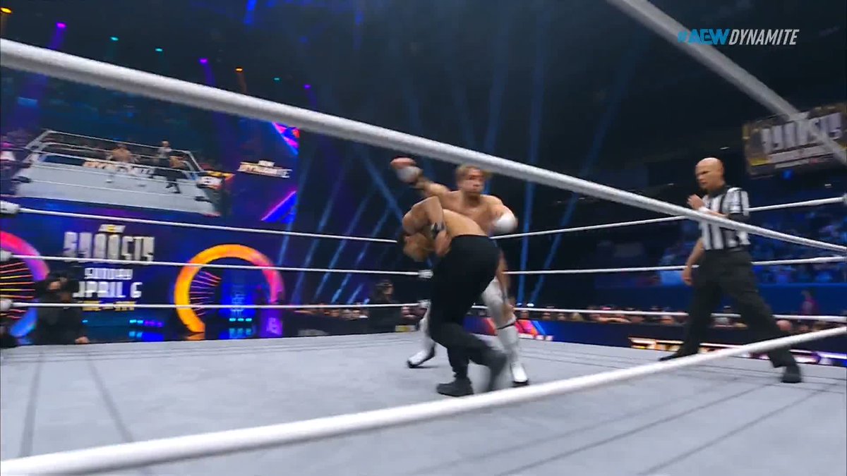 It's a stand-off between Will Ospreay and AR Fox! Watch #AEWDynamite LIVE on TBS &amp; Max Will Ospreay • ウィル・オスプレイ | AR FOX
