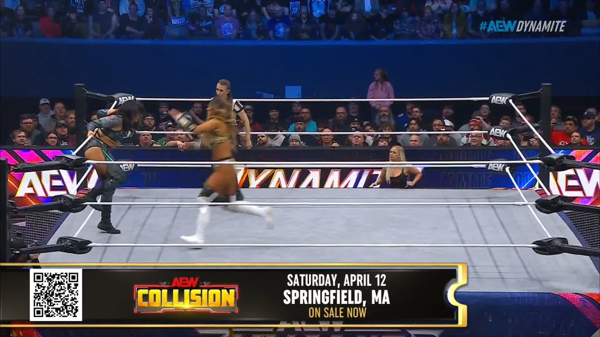 Kris Statlander is unloading on Megan Bayne! Watch #AEWDynamite LIVE on TBS & Max @MeganBayne | @CallMeKrisStat | #TimelessToniStorm