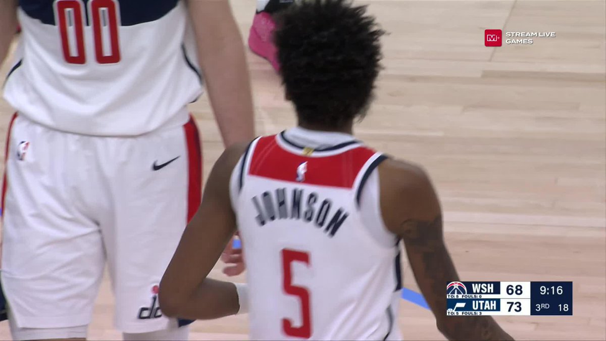 6'5" AJ Johnson with an alley-oop poster over 7-foot Walker Kessler. Remember when Doc Rivers said the Kuzma-Middleton trade "took a while" to process because they liked this kid so much?