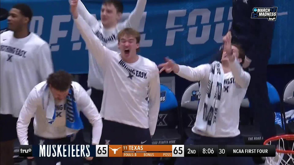 Xavier has come all the way back to tie it up!