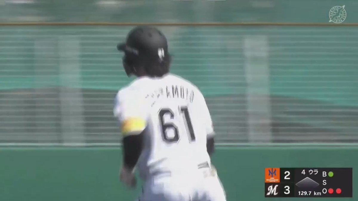 【ファーム】 千葉ロッテ #山本大斗 選手が2本のホームランを放つ活躍を見せました🌈 #chibalotte 👇ライブ配信はパーソル パ・リーグTVで