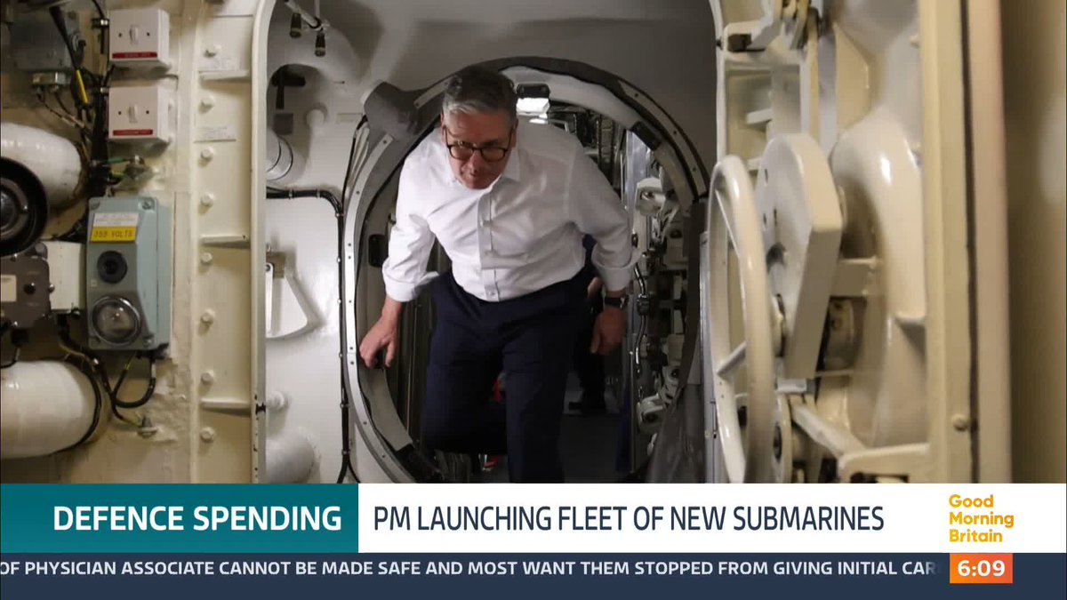 Sir Keir Starmer will host a meeting of his "coalition of the willing" today, to begin work on plans for a peacekeeping force for Ukraine. The PM is also launching a new fleet of nuclear deterrent submarines. Richard Gaisford reports.