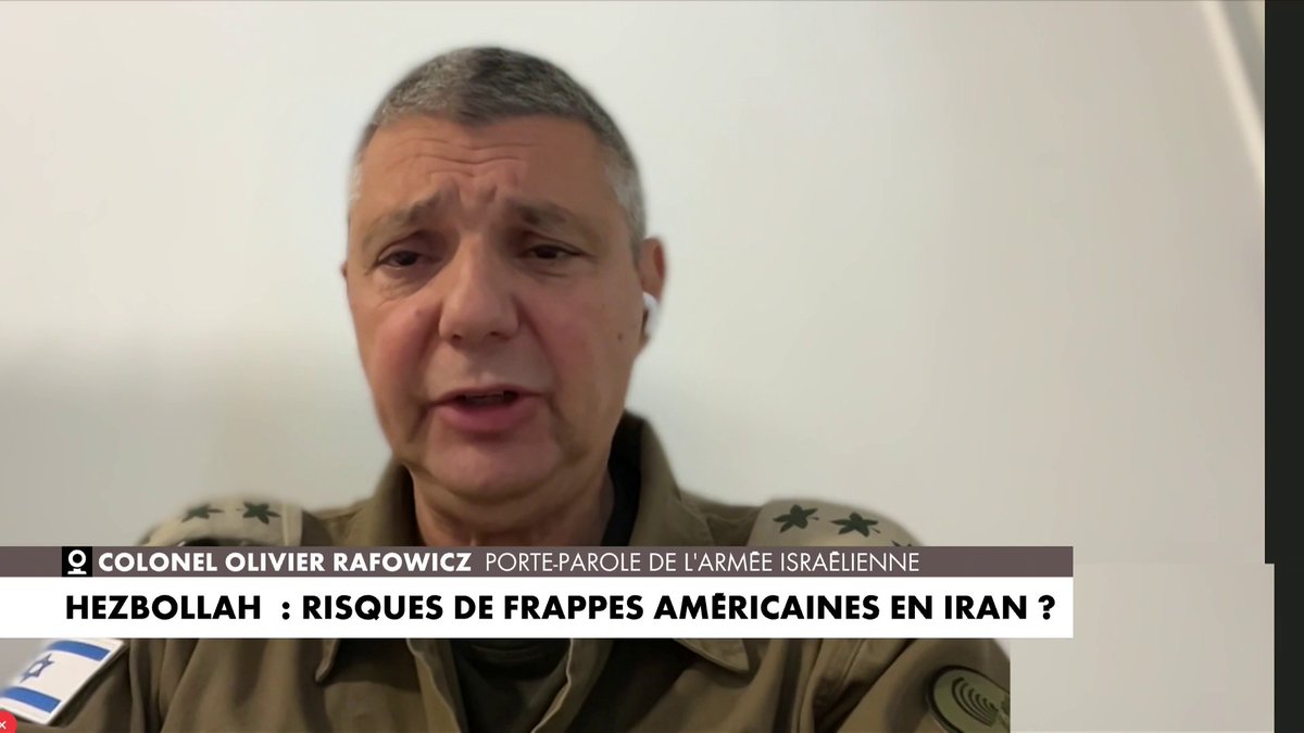 Colonel Olivier Rafowicz : «Depuis deux jours, des centaines de terroristes du Hamas et du Jihad islamique ont été éliminés», dans #LaMatinale