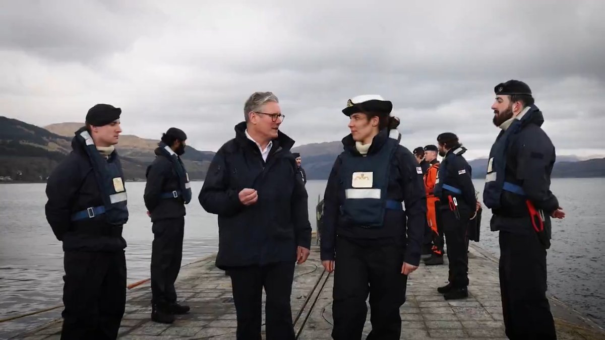 After months of silent service, Royal Navy submariners running a nuclear deterrent patrol have returned to UK waters. It was an honour to join them on board, and to meet their loved ones. Thank you for your service to our country — welcome home.