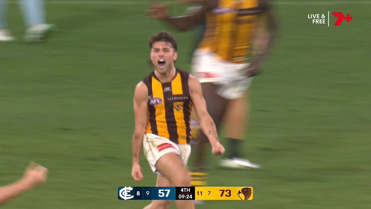 NICK WATSON OH WOW! #AFLBluesHawks