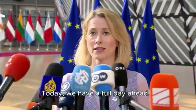 Ukraine, defence, competitiveness. Today we have a full day ahead with a lot of topics on the agenda. My doorstep ahead of the #EUCO meeting ↓