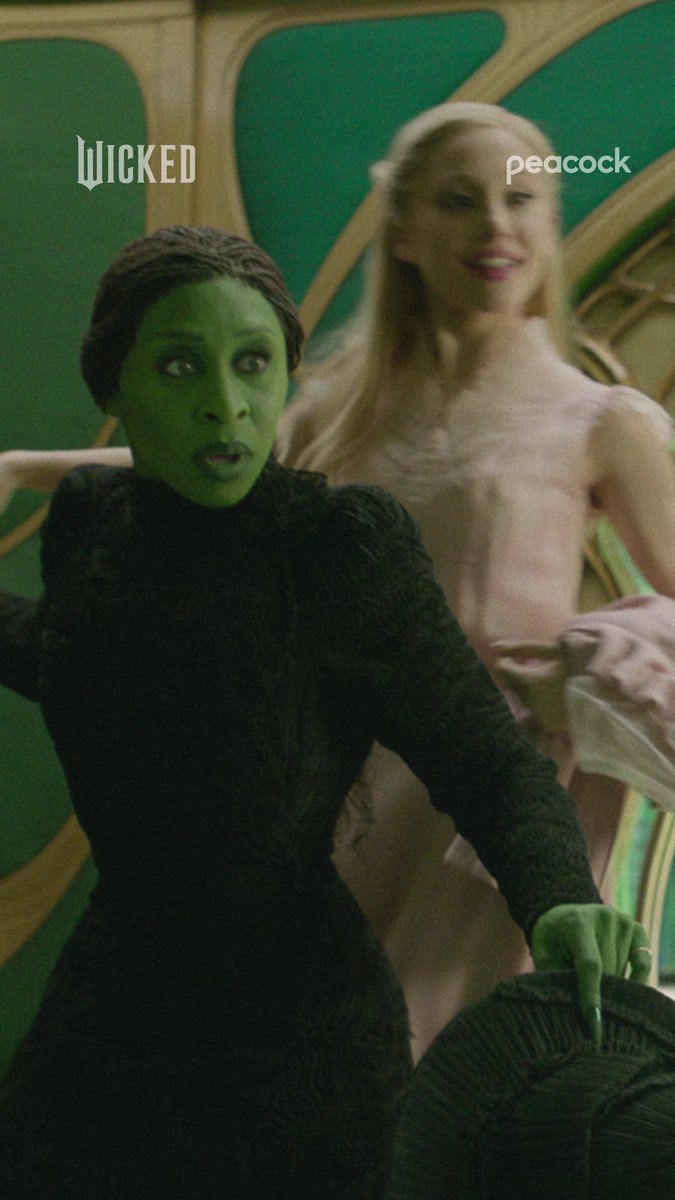 One short day! #WickedMovie arrives tomorrow on Peacock.