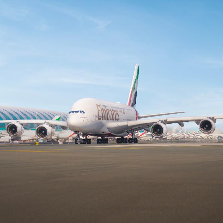 Pure cinema. Our iconic A380 steals every scene. 🎬🍿✈️