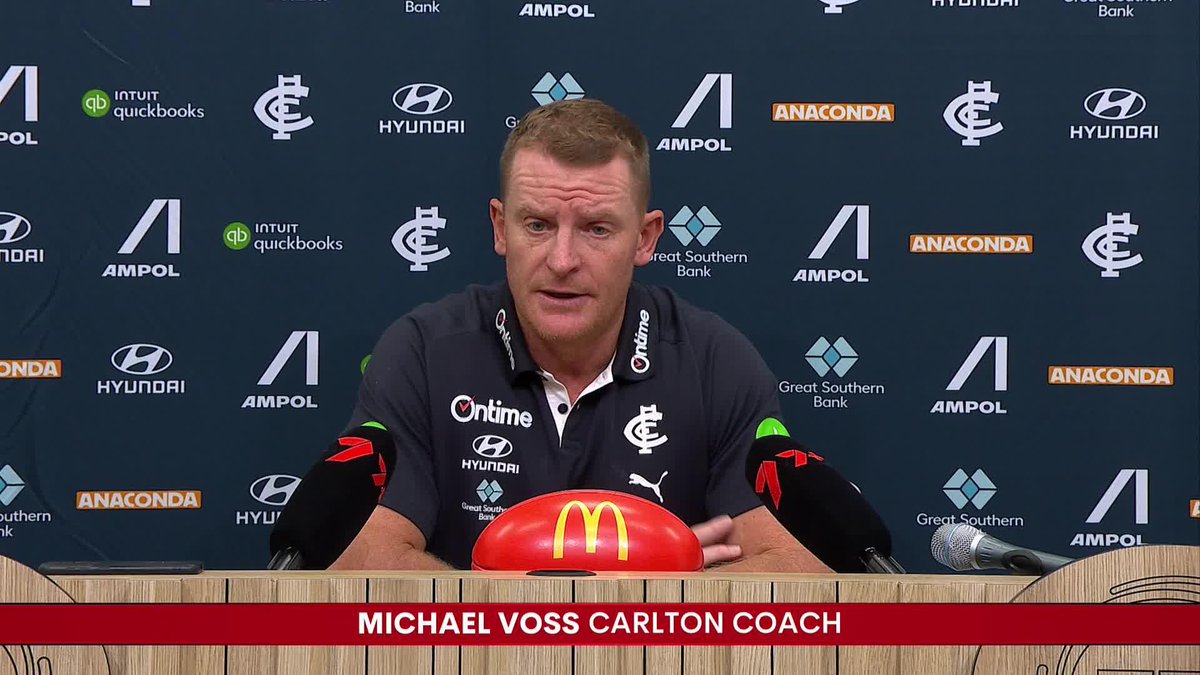"He came in and did his job." Michael Voss shares his thoughts on Charlie Curnow's first game back: