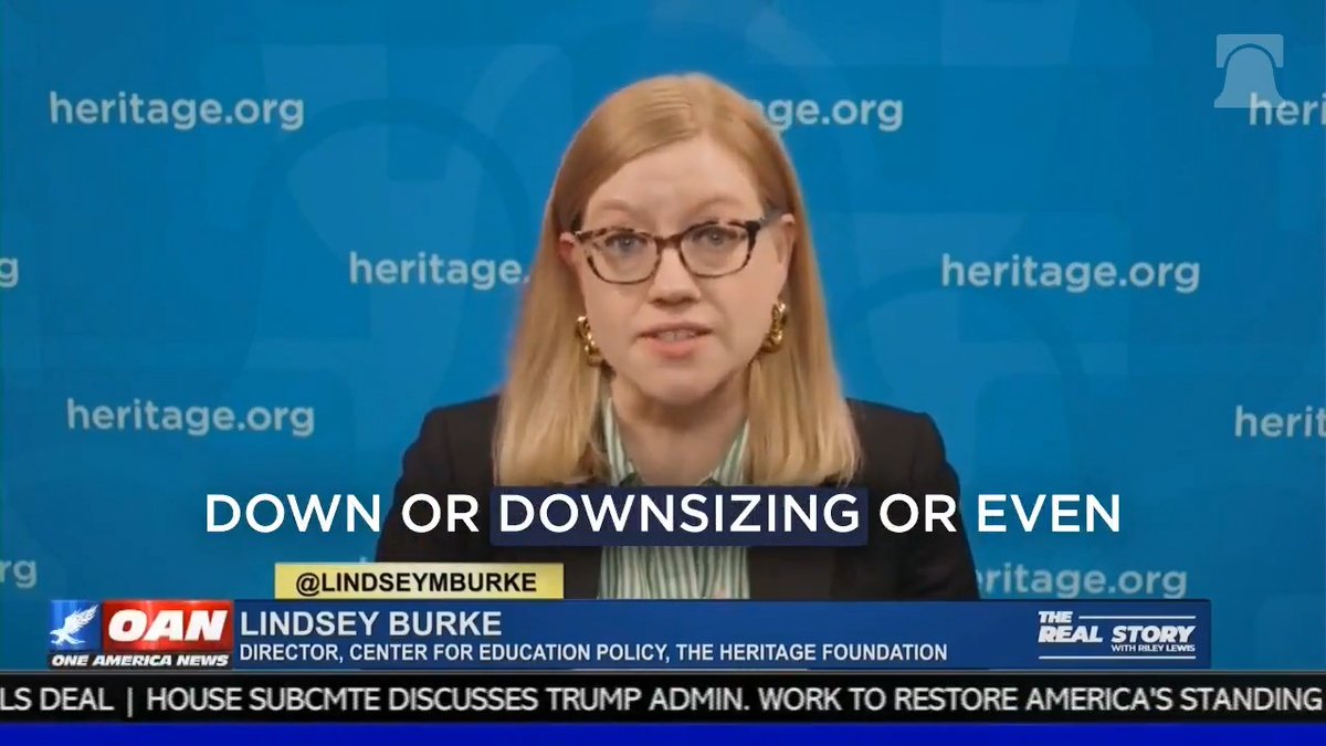 Only about 10% of funding for all of K-12 education comes from the Department of Education. The idea that eliminating the Department of Education is going to be detrimental for K-12 education is a complete farce. Lindsey Burke