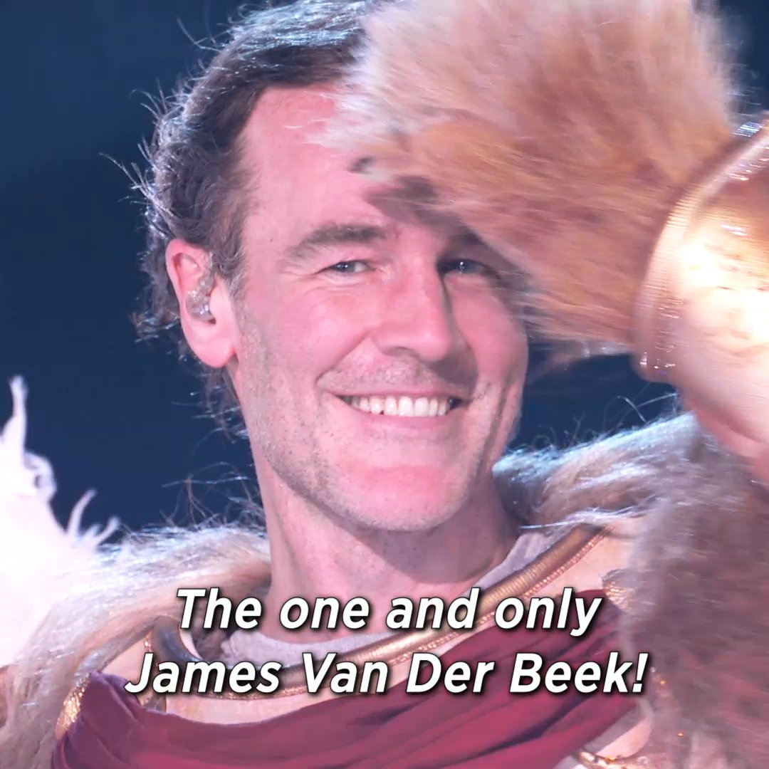 It's okay; you can peek — it's the one and only #JamesVanDerBeek! 😱🌟 Who else guessed him as #GriffinMask on #TheMaskedSinger? Watch more from the latest reveal, streaming now on Hulu.