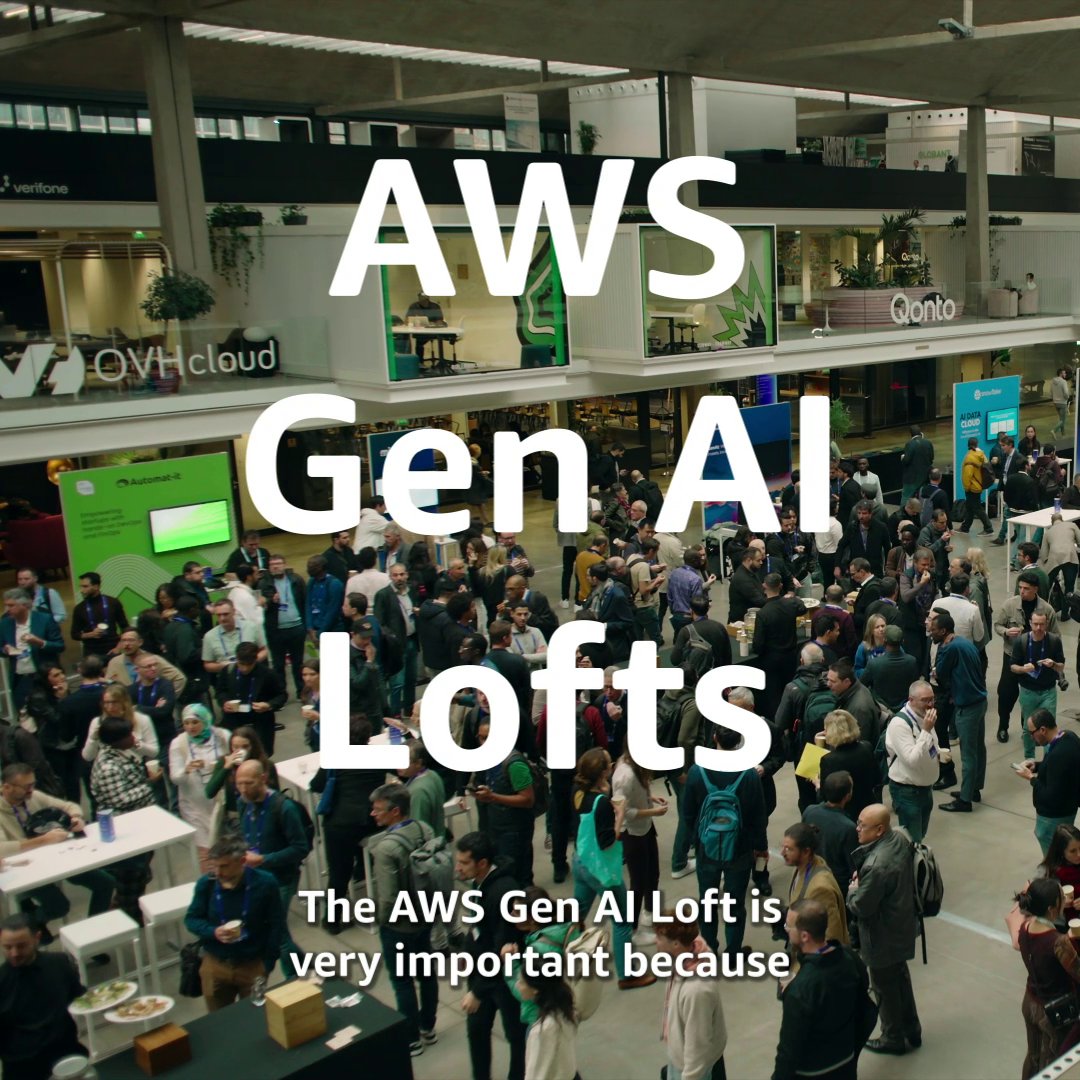 Ready to level up your #generativeAI skills? The #AWS Gen AI Loft is coming to a city near you. Don't miss your chance to learn from industry leaders, connect with your local AI community, & build with LLMs, Amazon Bedrock, & AI agents. Learn more. ➡️