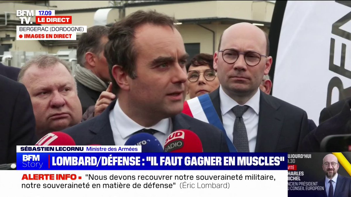 Budget de la défense : "On est en train de reprendre en masse musculaire", affirme le ministre des Armées Sébastien Lecornu