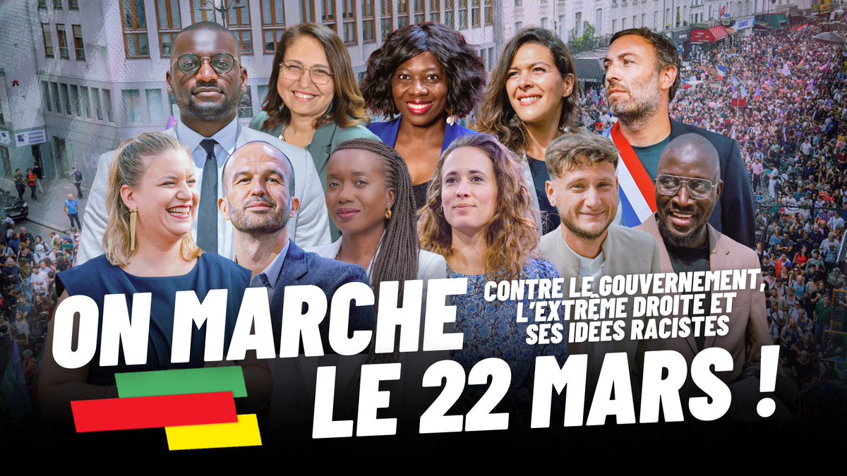 🔴⚡️ Rendez-vous samedi 22 mars, partout en France. Pour la riposte populaire 🔥 #22mars