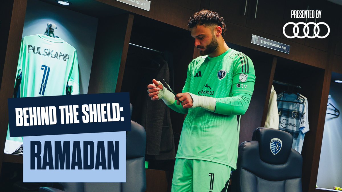 Ramadan Kareem, John 💙 John Pulskamp welcomes us into his home, sharing his faith &amp; culture as he celebrates this holy month 🌙 🎬 Behind the Shield: Ramadan #SportingKC | Audi USA