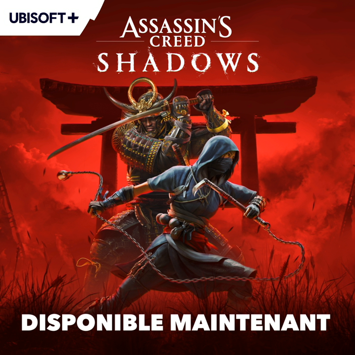 Un guerrier se tient sur le champ de bataille... tandis que l'autre vit dans les ténèbres. #AssassinsCreedShadows est disponible !