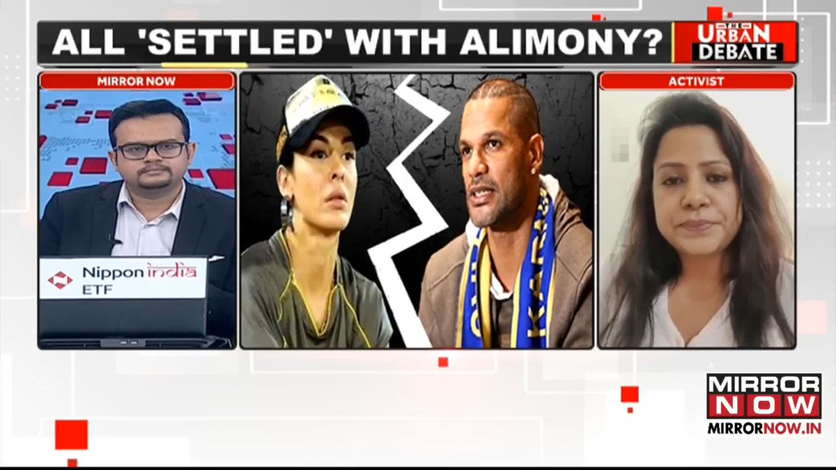 It's not an amicable settlement. To avoid what Shikhar Dhawan went through, what Mohammad Shami is going through &amp; the trauma false cases &amp; divorce battles bring men are saying - take the money but please leave