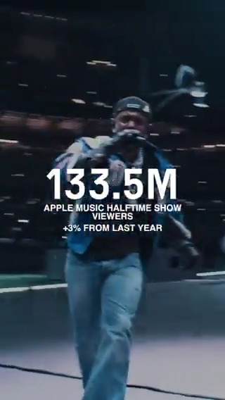 Biggest. Halftime Show. EVER. Kendrick Lamar #AppleMusicHalftime Apple Music Roc Nation pgLang