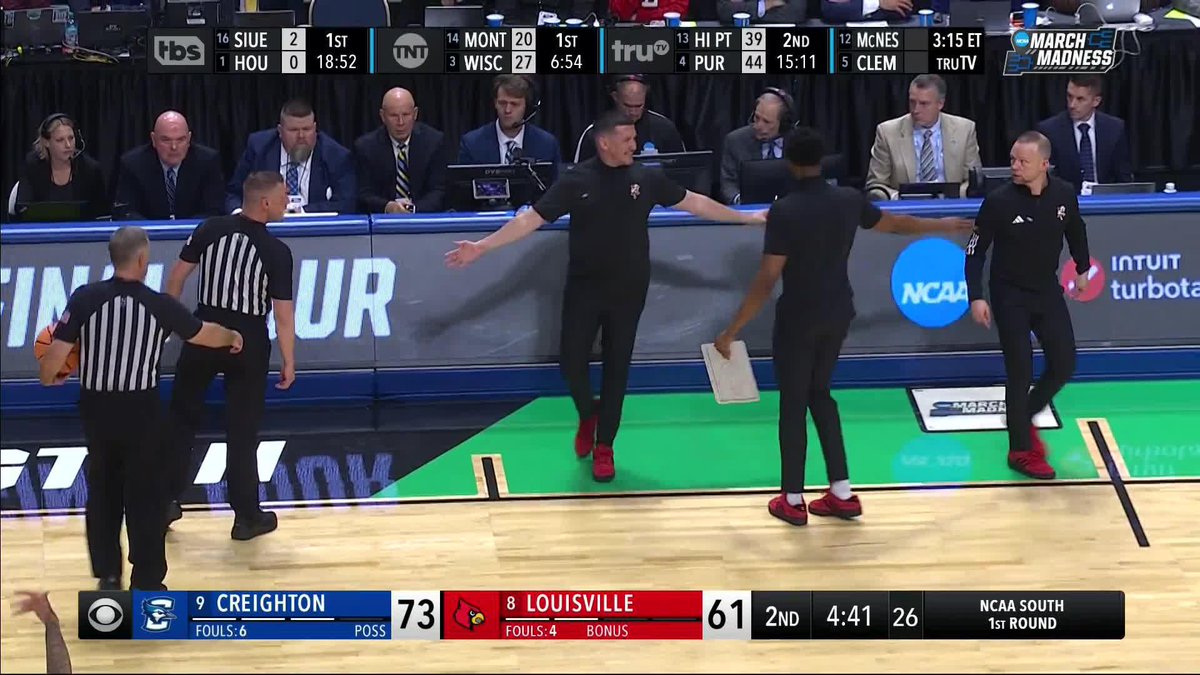 Pat Kelsey’s throwing full water bottles on the court. What a guy!