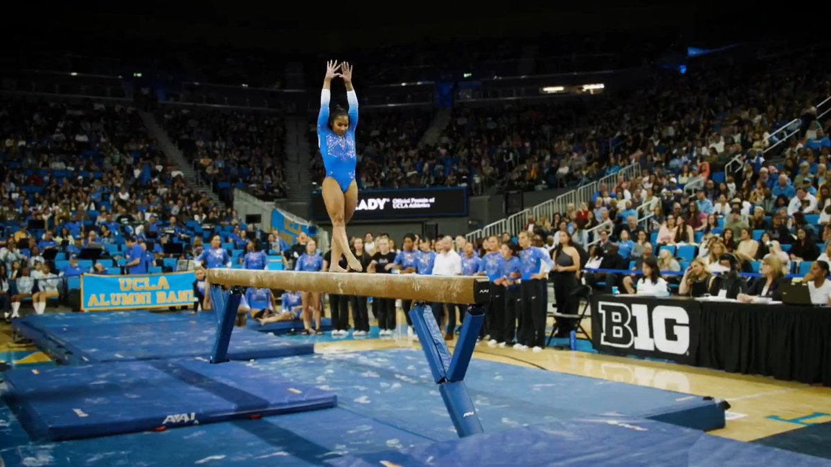 This beam team is magical! ✨ No. 3 in the nation ✨ Season-high of 49.625 ✨ Two meets with all six gymnasts scoring 9.900 or higher ✨ Seven meets scoring 49.400 or higher ✨ 14 consecutive meets scoring 49+