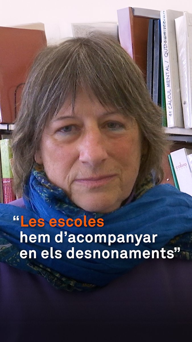 "Un desnonament s'ha d'acompanyar també des de l’escola." La Meritxell és mestra i quan va saber que desnonarien una alumna seva, va tenir clar que no podia quedar-se de braços plegats. "Vam ser al seu costat i ho vam treballar a l’aula”